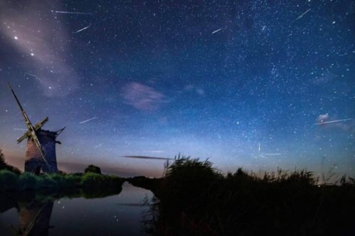 Meteor shower caught on camera at Norfolk annual event