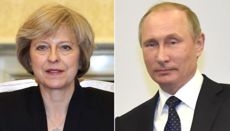 Theresa May And Vladimir Putin’s interesting first meeting.