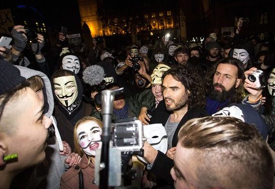 Protesters In Guy Fawkes Masks To Descend On Central London
