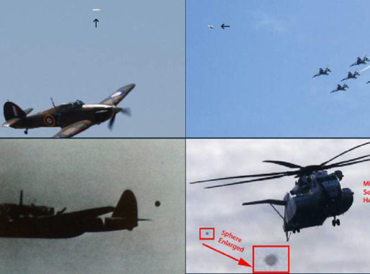 Ufos And Military Aircraft Captured On Camera In DogFight