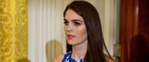 Hope Hicks Elevation  To White House Communications Director