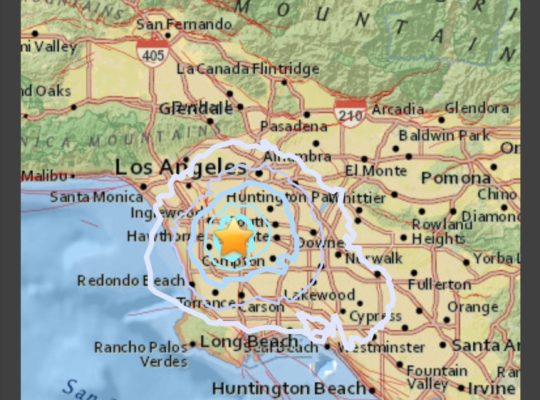 LA Residents Woken By Earthquake
