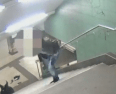 CCTV Image Shows Random Attack On Berlin Woman