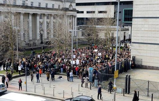 Ireland Rugby Rape Acquittal Leads Causes Protests In Belfast