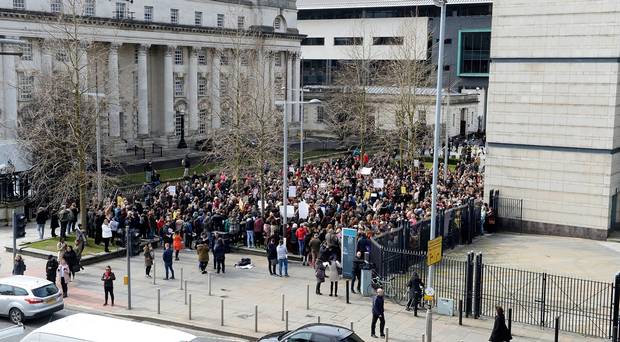 Ireland Rugby Rape Acquittal Leads Causes Protests In Belfast