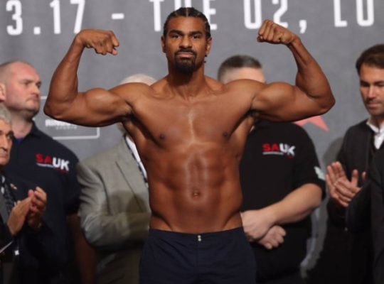 Haye Ready For War And Vows To Bomb Out Bellew