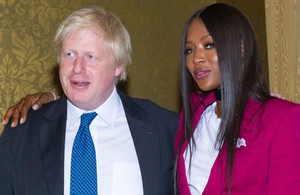 Boris Johnson Meets Naomi Cambell To Discuss Importance Of Girls Education