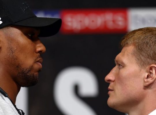 Anthony Joshua Feels Fire In His Belly  Ahead Of Povetkin Clash