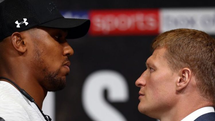Anthony Joshua Feels Fire In His Belly  Ahead Of Povetkin Clash