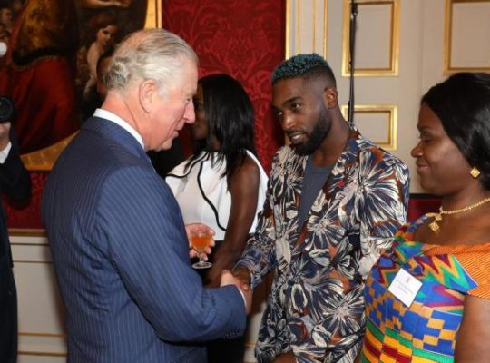 Rapper Tinie Tempah Joins Prince Of Wales At Special Reception