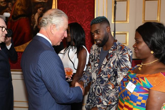 Rapper Tinie Tempah Joins Prince Of Wales At Special Reception