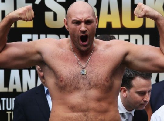 Tyson Fury Starts 2019 A Heavyweight Favourite With The Fans