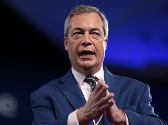 Nigel Farage’s EU Poll Boost Leads To Brexit Rally In Nottingham