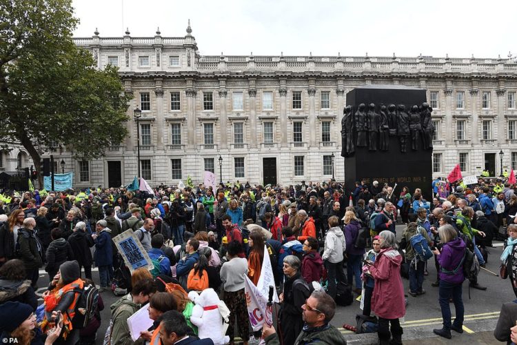 Extinction Rebellion Protests Bring Westminster To Standstill Over  Envitonmental Change