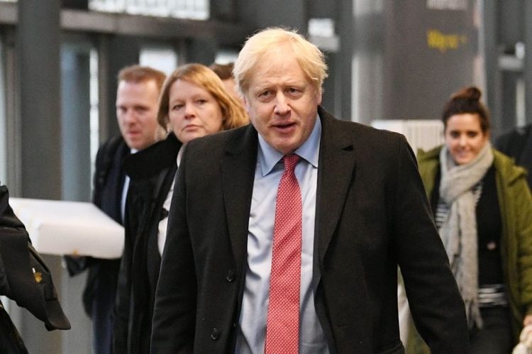 Johnson Cancels Speech After  Protesters Against Austerity And Racism Turn Up