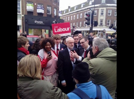 Jeremy Corbyn Rallies For Final Hour Labour Support