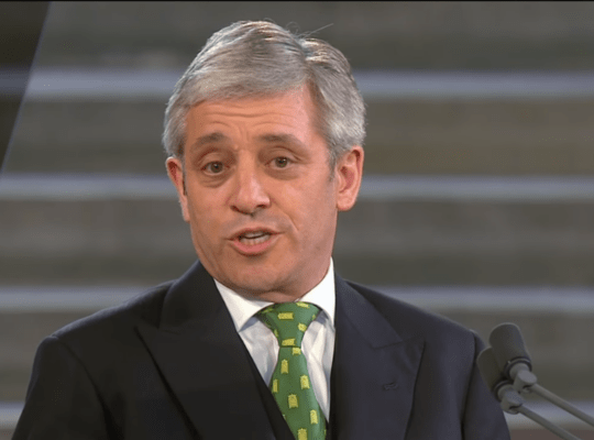 John Bercow To Be Investigated For Bullying In Bid To Stop Peerage