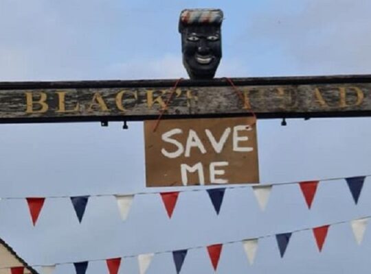 Removal Of Statute From Derbyshire Pub Sparks Fury Among Locals