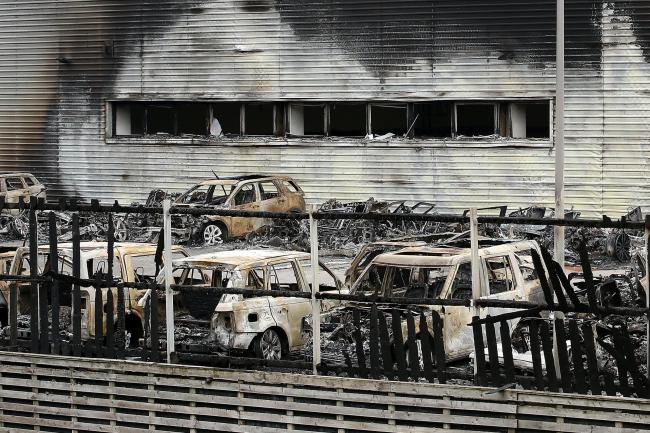 Cops Investigate Arson At Range Rover Dealership