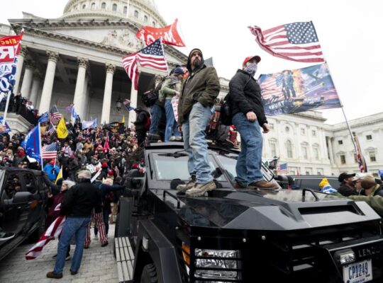 U.S Protesters Spark Violence In Capitol Hill Over Electoral College Votes  Certification