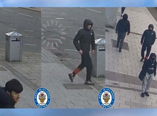 Sandwell Police Release CCTV Images Of Violent Thugs Who Robbed Victim