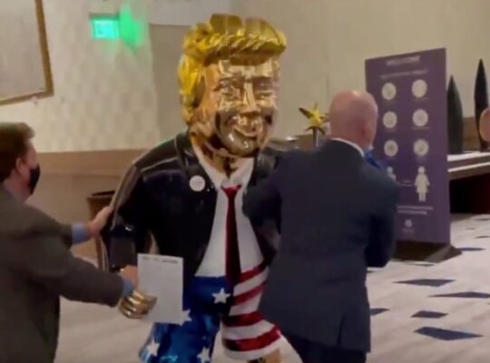 Statue Of Donald Trump Unveiled At Conservative Political Conference
