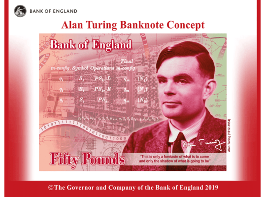 Mathematic And Scientific Genius Alan Turing To Feature On £50 Note