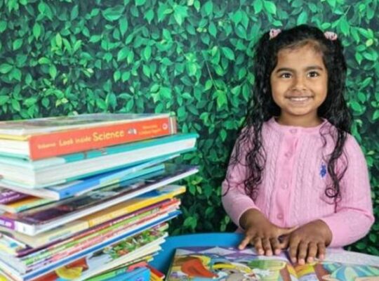 Five Year Old Indian American Sets World Record After Reading 36 Books In 2 Hours