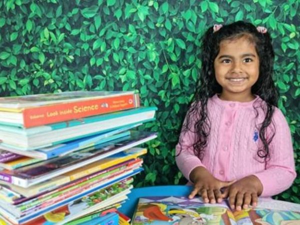 Five Year Old Indian American Sets World Record After Reading 36 Books In 2 Hours
