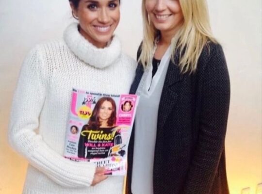 Photo Of Meghan Holding Magazine With Kate Middleton In 2014 Sparks Online Debate