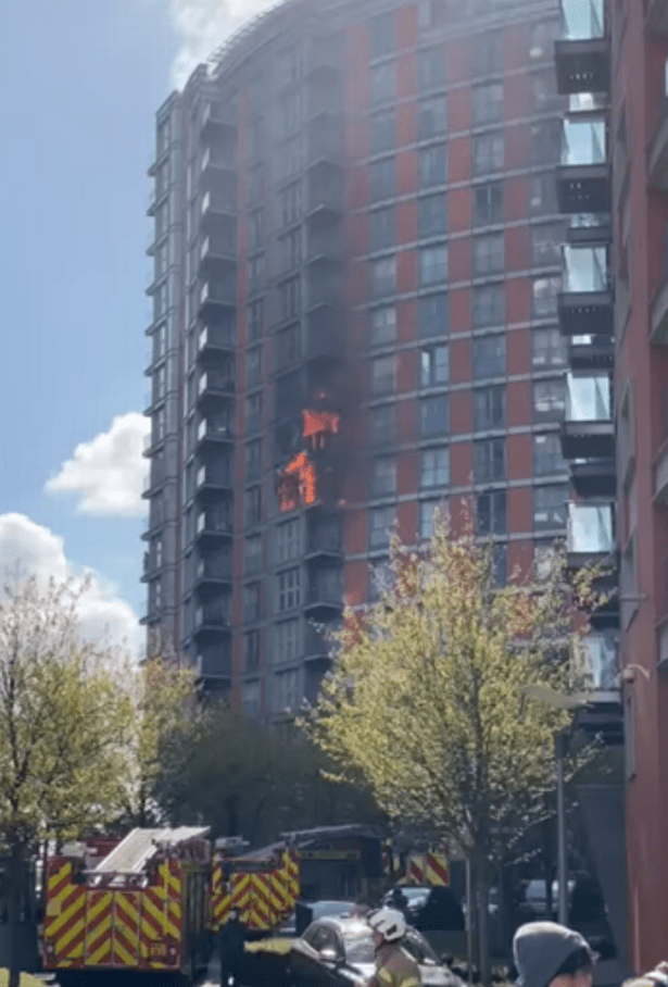 Two Men Hospitalised After Smoke Inhalation From East London  Building Fire Blaze