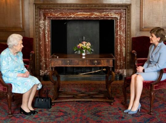 Queen Welcomes First Minister Nicola Sturgeon At Edinburgh
