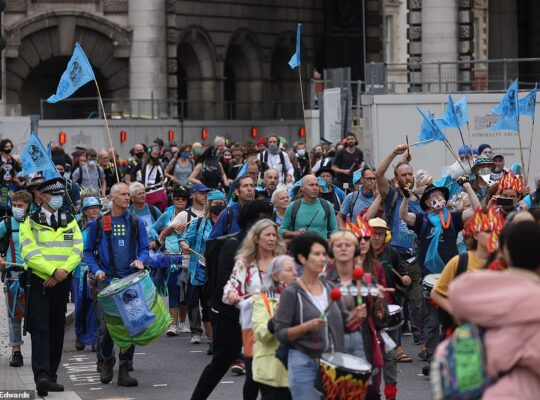 Extinction Rebellion Activists Swamp Trafalgar Square In Protests Over  Fossil Fuels