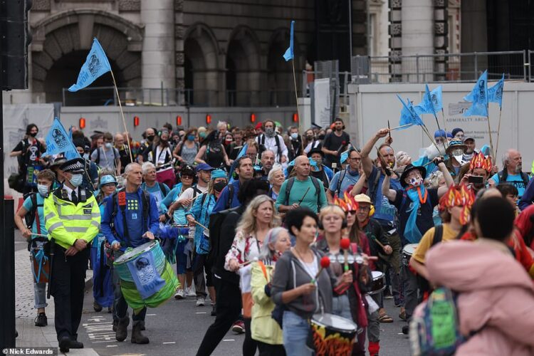 Extinction Rebellion Activists Swamp Trafalgar Square In Protests Over  Fossil Fuels