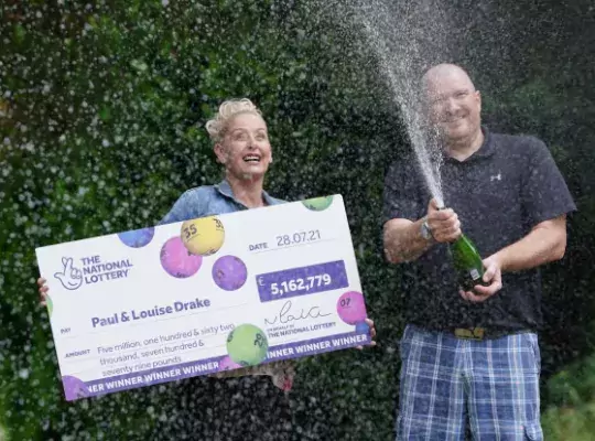 Joyous Couple Speak Of £5m Lotto Jackpot Delight