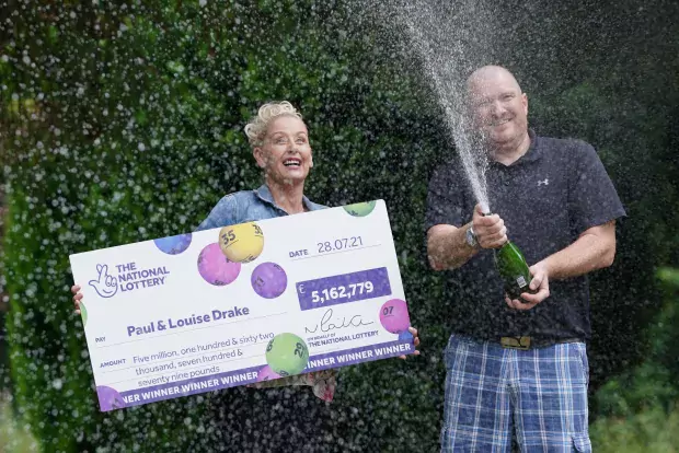 Joyous Couple Speak Of £5m Lotto Jackpot Delight