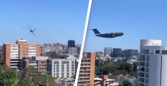 Incredible Video Of Plane Weaving Through Skyline Excites Social Media