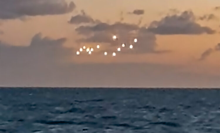 Odd Ufos In Light Swirls Captured By Observing Man In North Caroliner