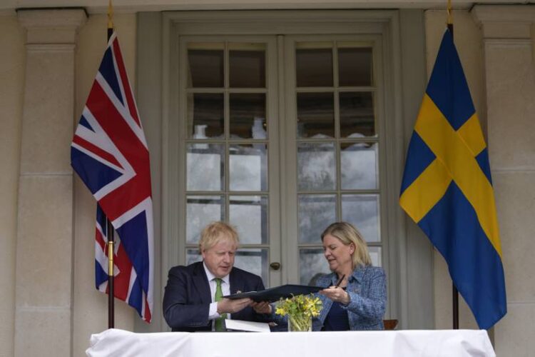 Boris Johnson Signs Historic Assurances To Strengthen Military Ties With Finland And Sweden