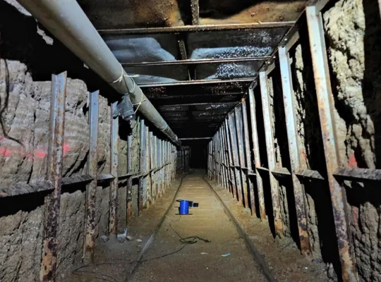 Border Officials Discover Underground Drug Smuggling Tunnell Between Tijuana And San Diego