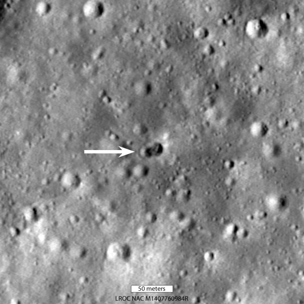 NASA Shares Image Of Unidentified Spacecraft That Crashed On Moon