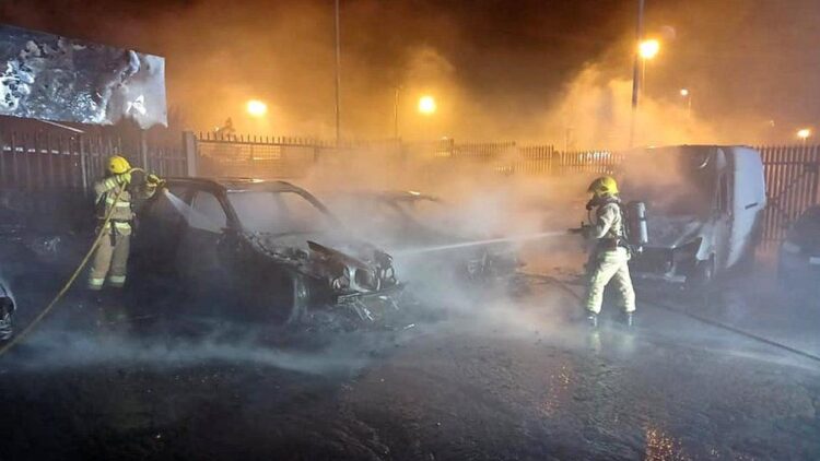 Police Investigate Arson Attack After Senseless Damage Of 9 Vehicles In Belfast