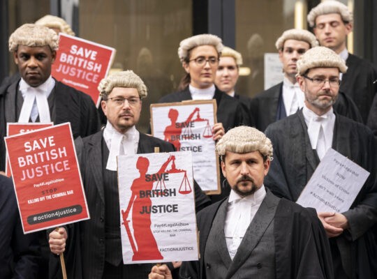Criminal Barristers In England And Wales Stage  First Full Week Of Walkouts Over Legal Aid Funding