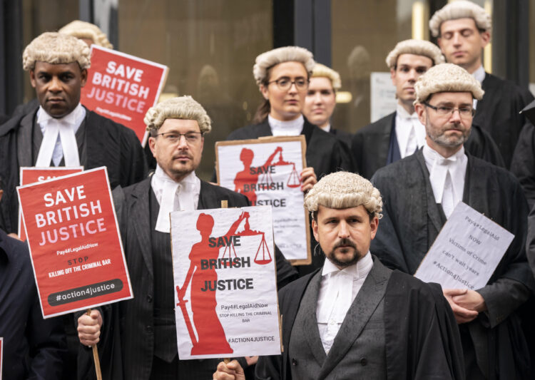 Criminal Barristers In England And Wales Stage  First Full Week Of Walkouts Over Legal Aid Funding