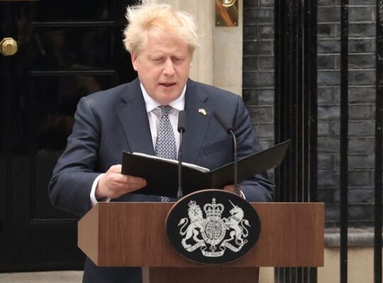 Boris Johnson Officially Resigns Citing Will Of The Conservative Party