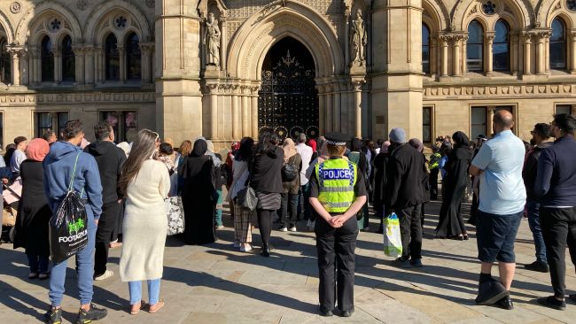 Crowds Gather On Emotional Evening To Attend Vigil To Remember Murdered Somaiya Begum