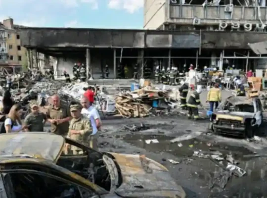 Russian Missiles Strike Ukrainian City Killing 20 Civilains Including 3 Children