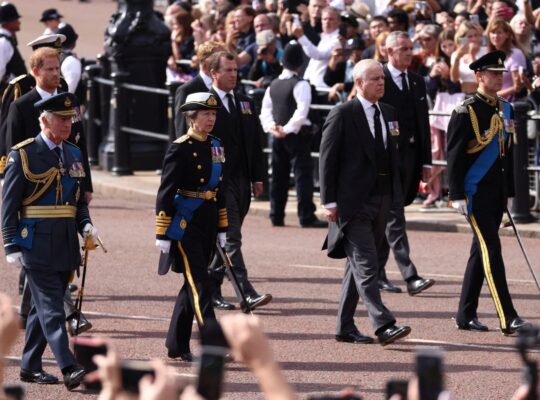 King Charles III And Two Sons Reunite Behind Queen’s Coffin In Heart Moving Scenes