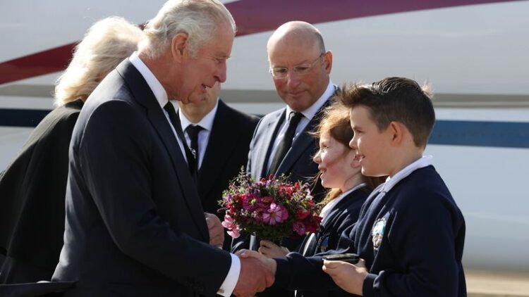 King Charles III Greets Waiting Crowds In Northern Ireland On First Visit