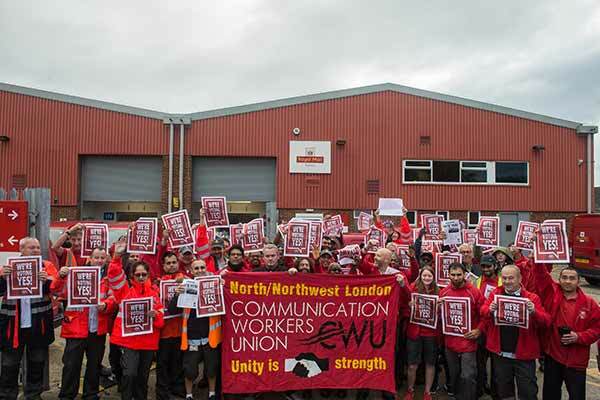 Royal Mail Postal Workers Announce Strike Action Over In Dispute Over Dignified Pay Rise